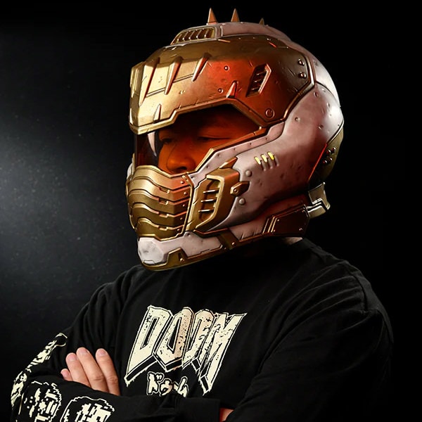 Doom DOOM: The Dark Ages Wearable Helmet Prop Replica - Prototype Shown View 5