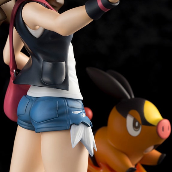 Pokémon Hilda with Tepig Collectible Figure - Prototype Shown View 6
