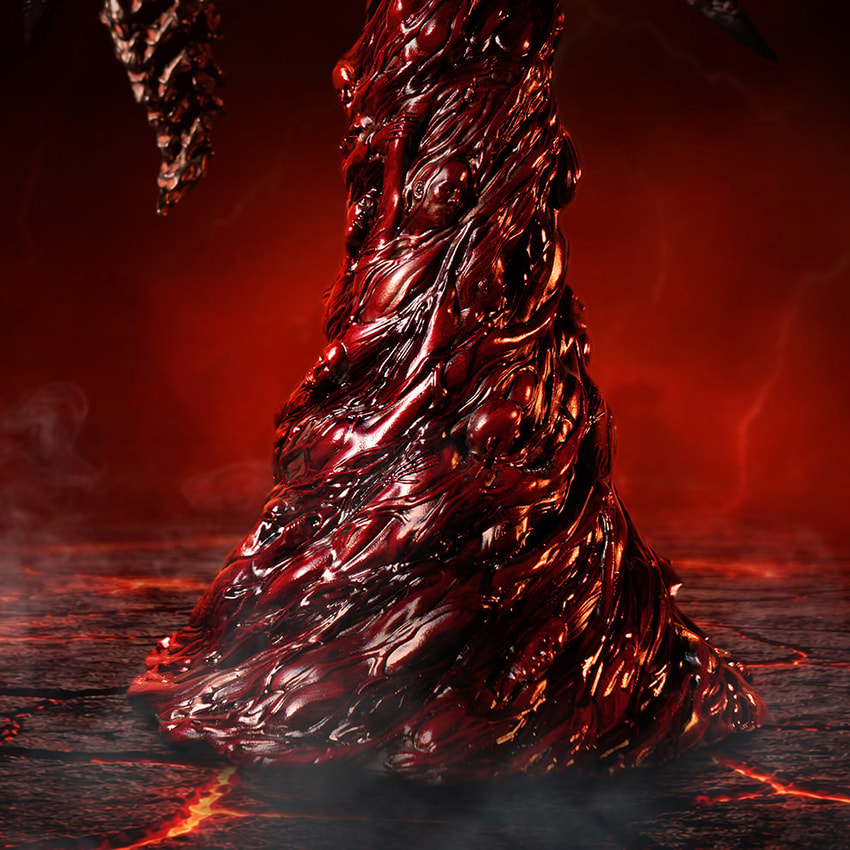 Diablo Diablo IV: Lord of Hatred Mephisto Art Mask Prop Replica - Prototype Shown View 5