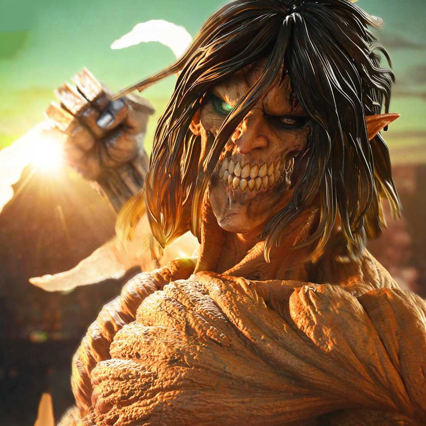 Attack on Titan Eren Yeager Attack Titan (Bonus Version) Diorama - Prototype Shown View 3