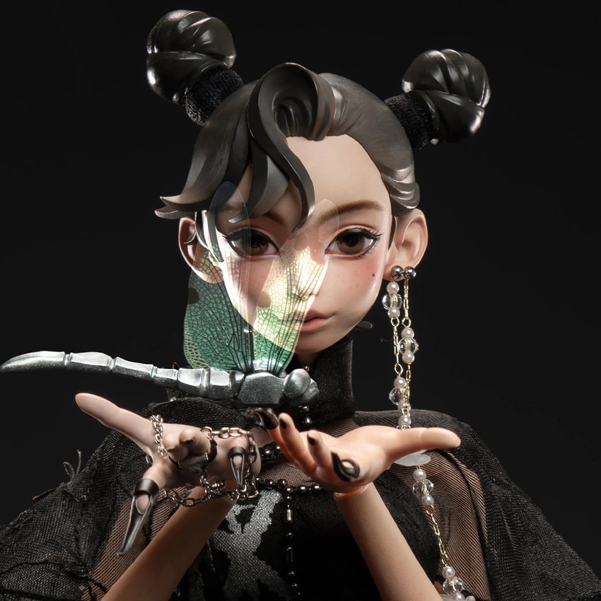 Beautiful Chemistry Leah Metallic Odonata Sixth Scale Figure - Prototype Shown View 3