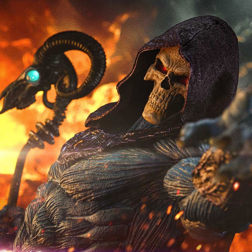 Masters of the Universe Skeletor 1:3 Scale Statue  View 5