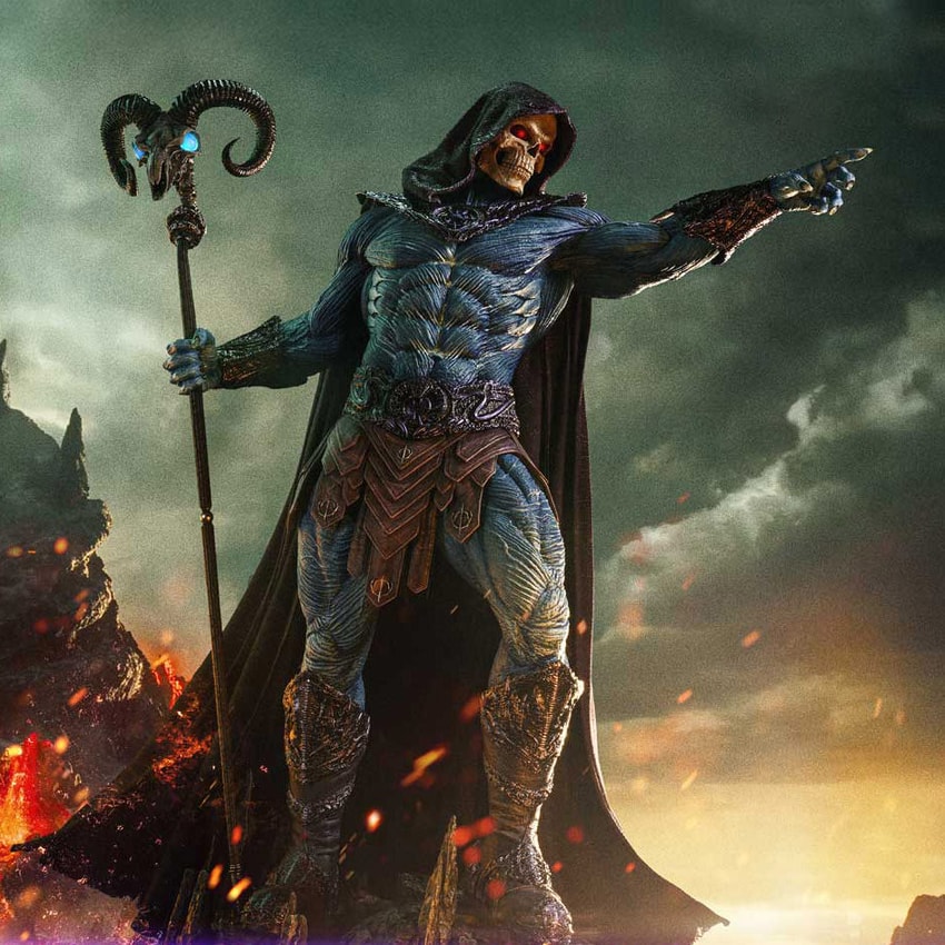 Masters of the Universe Skeletor (Bonus Version) 1:3 Scale Statue - Prototype Shown View 3