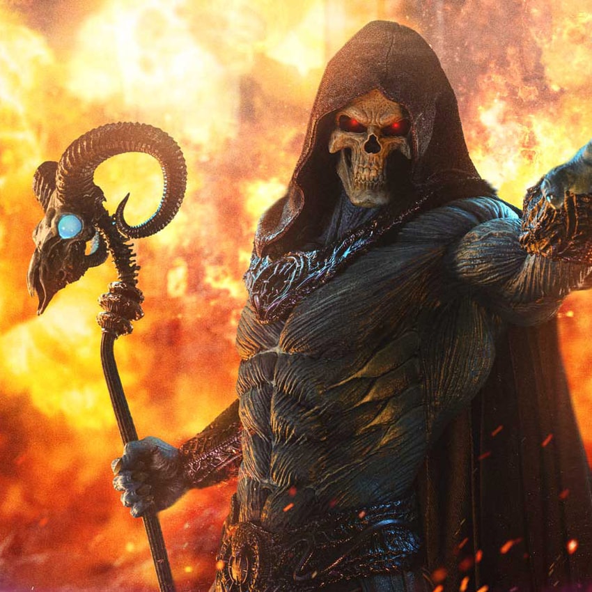 Masters of the Universe Skeletor (Bonus Version) 1:3 Scale Statue - Prototype Shown View 4