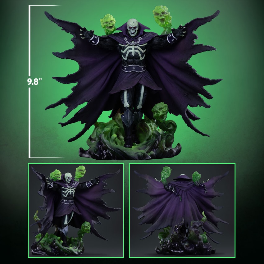 Masters of the Universe Scare Glow 1:10 Scale Statue - Prototype Shown View 2