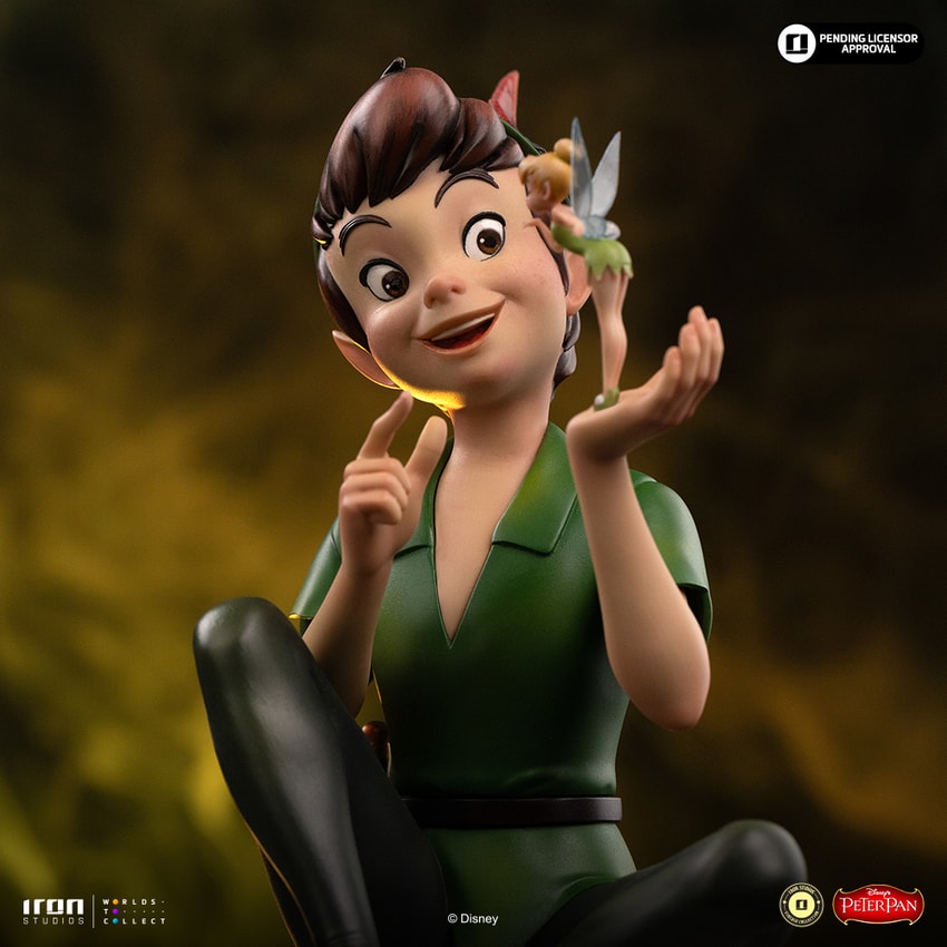 Disney Peter Pan & Tinker Bell Statues - Prototype Shown View 2