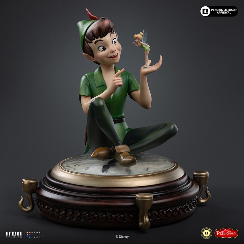 Disney Peter Pan & Tinker Bell Statues - Prototype Shown View 6