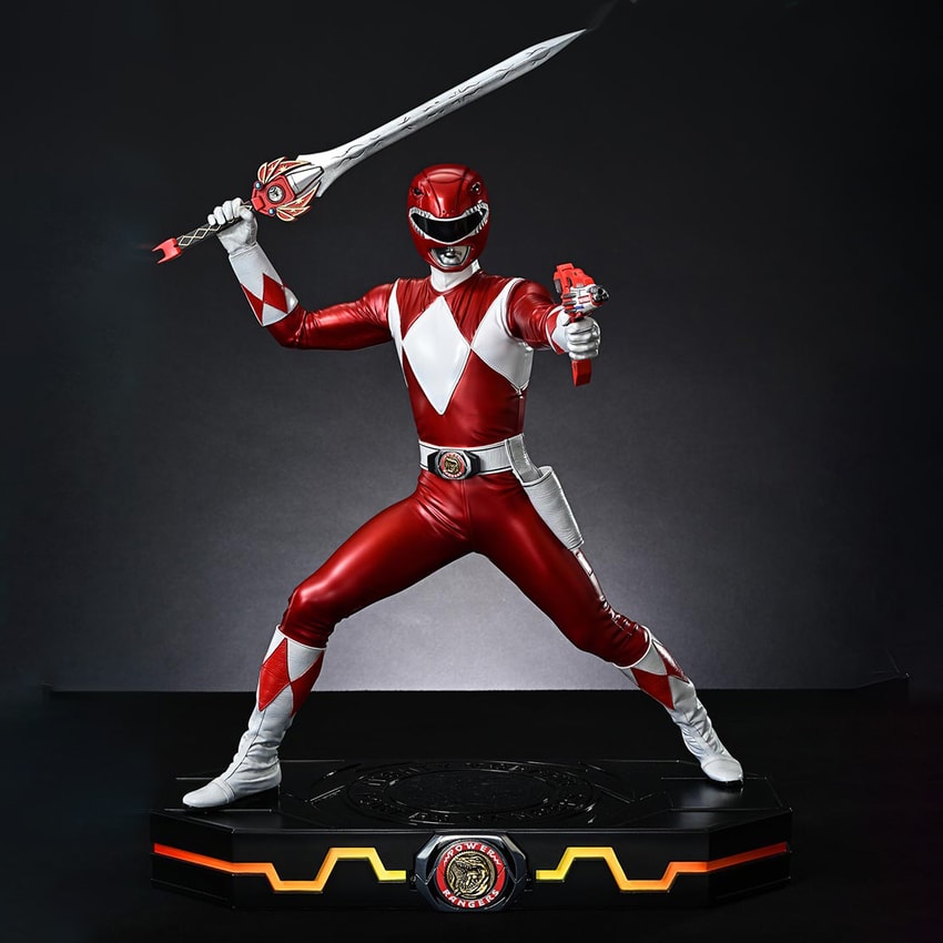 Mighty Morphin Power Rangers Power Rangers 5-Ranger Set (Deluxe Bonus Version) Quarter Scale Statue - Prototype Shown View 3