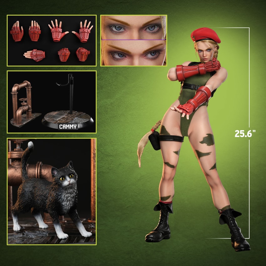 Street Fighter Cammy Action Figure - Prototype Shown View 2