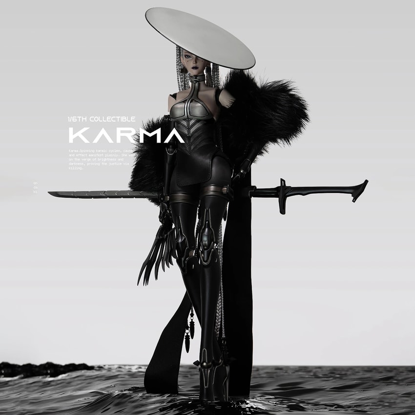 Beautiful Chemistry Karma Sixth Scale Figure - Prototype Shown View 3