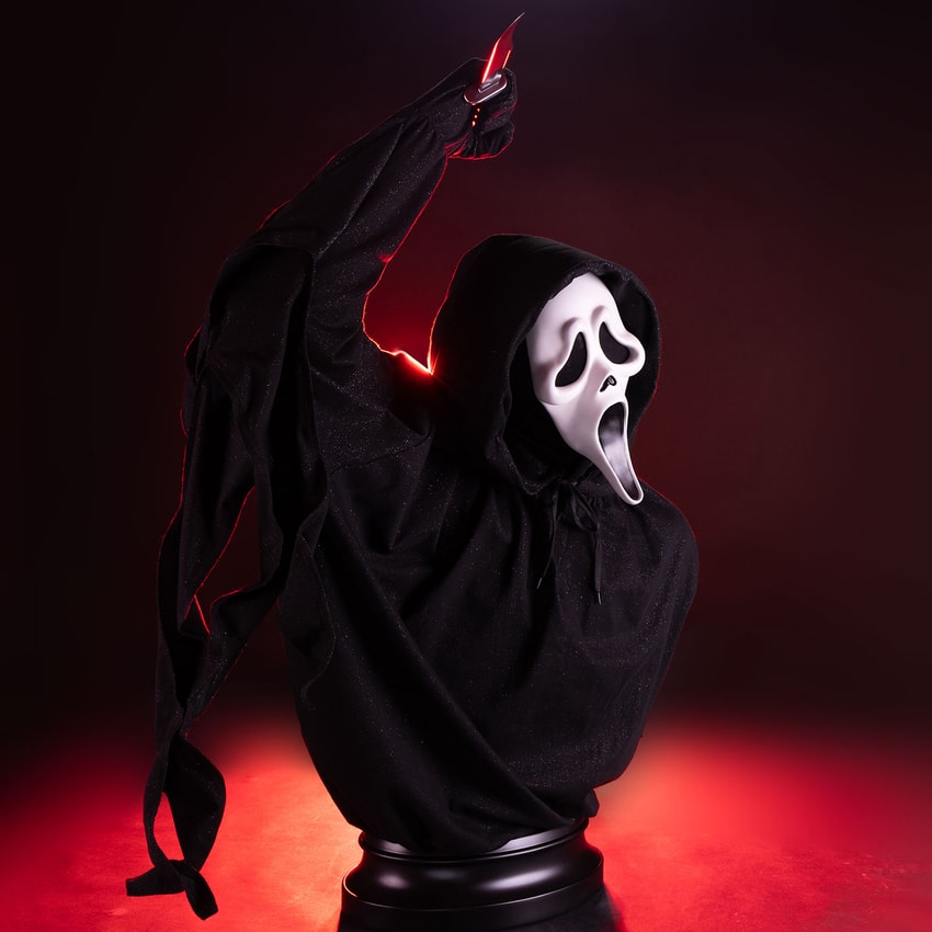 Ghost Face® Ghost Face (Deluxe Edition) Life-Size Bust - Prototype Shown View 4