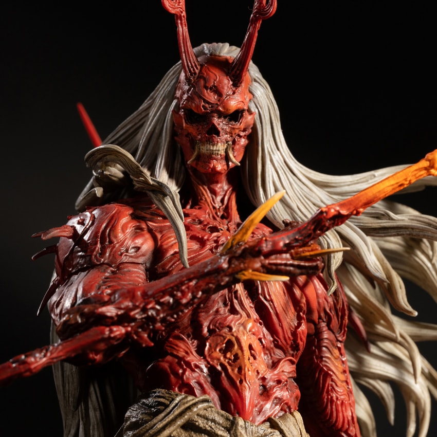Black Myth: Wukong Yaksha King Figurine - Prototype Shown View 6