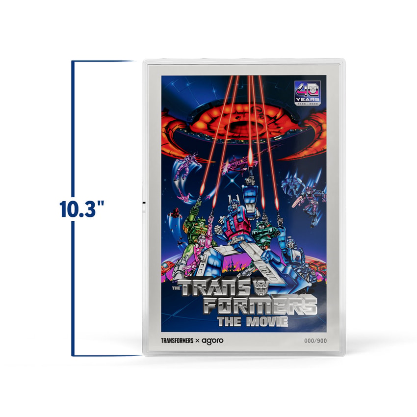 Transformers The Transformers: The Movie (1986) Poster Silver Collectible - Prototype Shown View 2