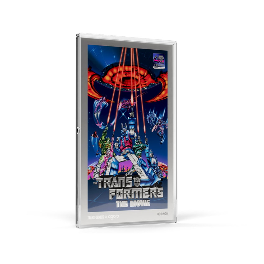 Transformers The Transformers: The Movie (1986) Poster Silver Collectible - Prototype Shown View 4