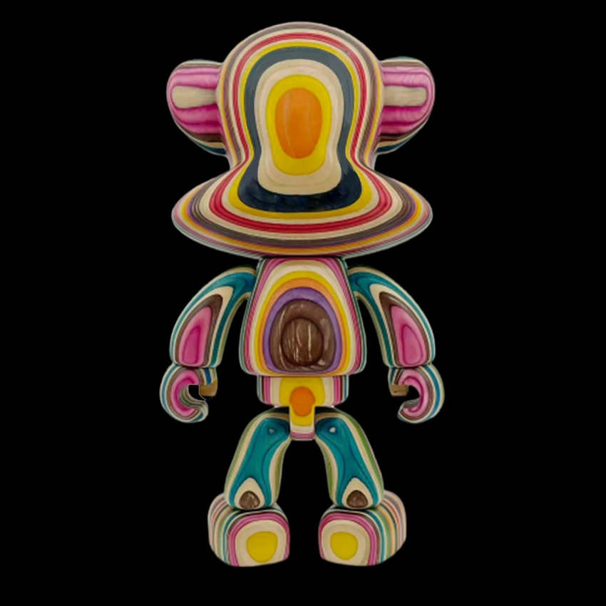 Paul Frank Paul Frank Julius (Contours - Colourful Version) Collectible Figure - Prototype Shown View 3