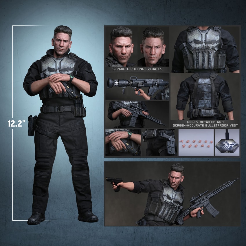 Marvel The Punisher Sixth Scale Figure - Prototype Shown View 2