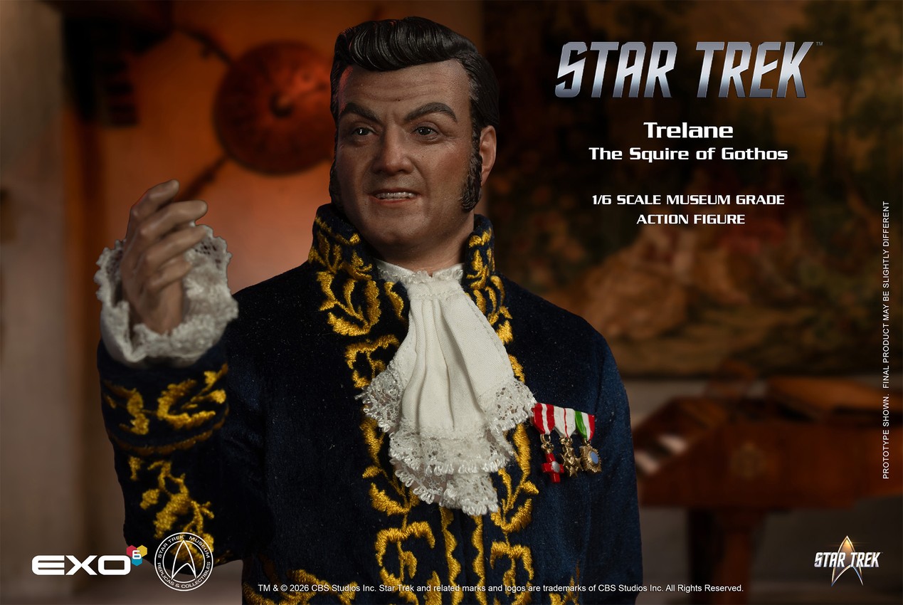 Star Trek Trelane, The Squire of Gothos Sixth Scale Figure - Prototype Shown View 1