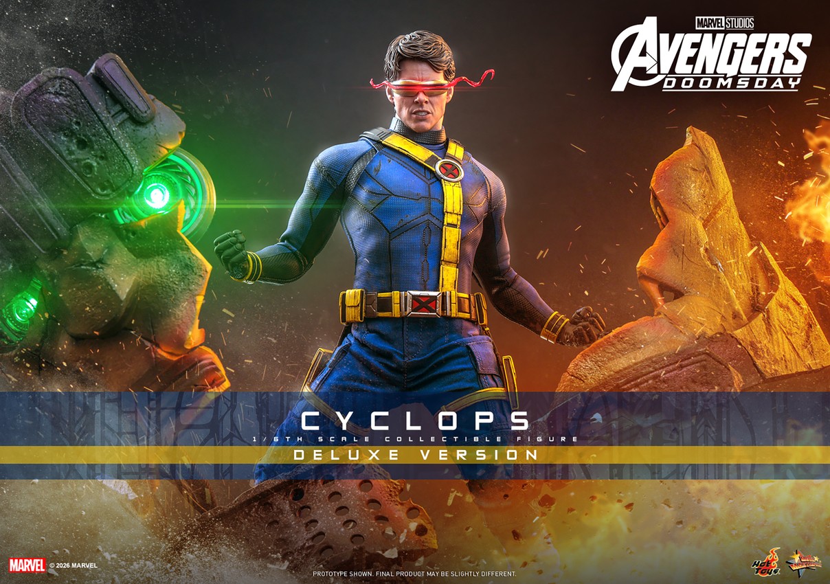 Marvel Cyclops (Deluxe Edition) Sixth Scale Figure - Prototype Shown View 1