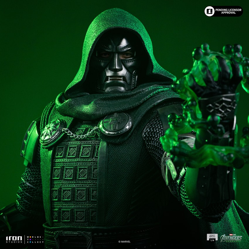 Marvel Doctor Doom Quarter Scale Statue - Prototype Shown View 1