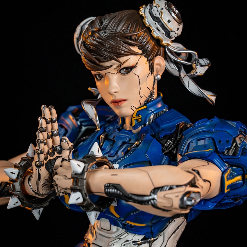 Street Fighter Chun-Li Android (Classic Edition) Quarter Scale Statue - Prototype Shown View 4