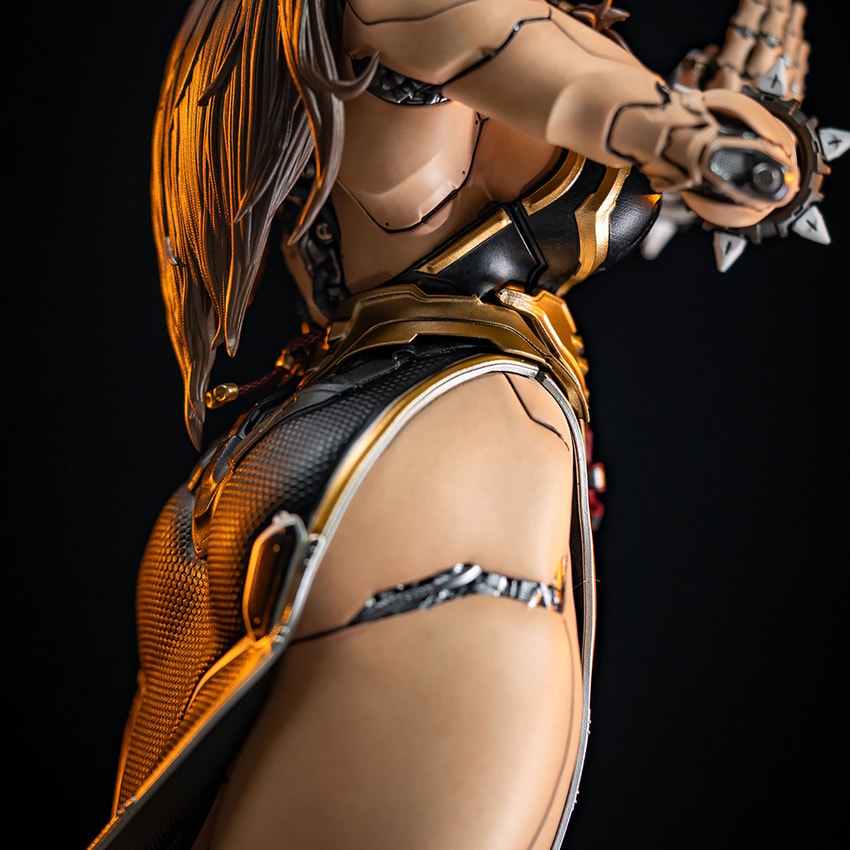 Street Fighter Chun-Li Android (Battle Edition) Quarter Scale Statue - Prototype Shown View 5