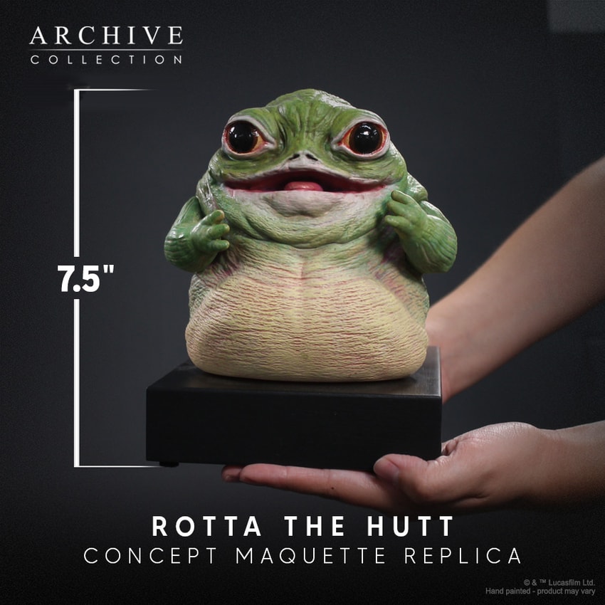 Star Wars Rotta the Hutt Concept Maquette Replica - Prototype Shown View 2
