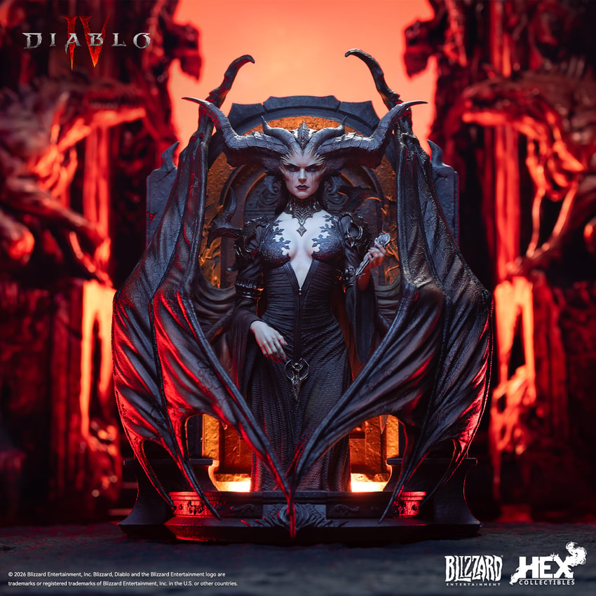 Diablo Lilith Art Statues - Prototype Shown View 1