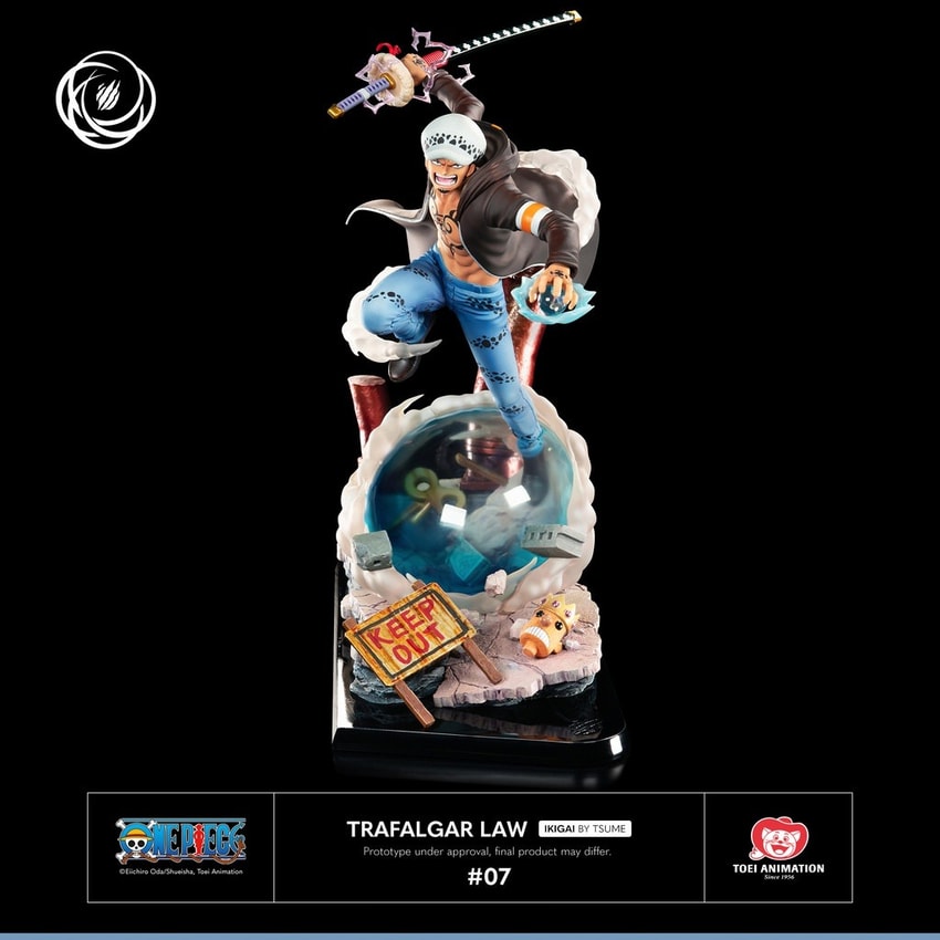 One Piece Trafalgar Law Statues - Prototype Shown View 3