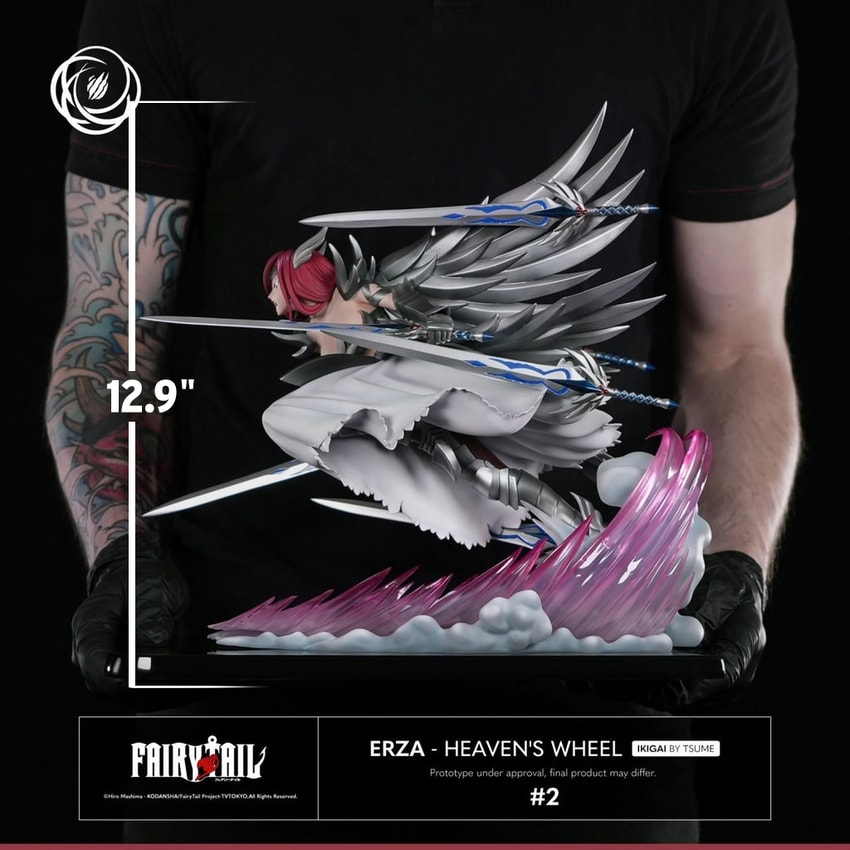 Fairy Tail Erza – Heaven’s Wheel Statues - Prototype Shown View 2