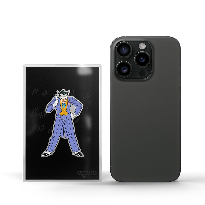 DC Comics BATMAN: THE ANIMATED SERIES Joker Blind Box Silver Collectible - Prototype Shown View 2