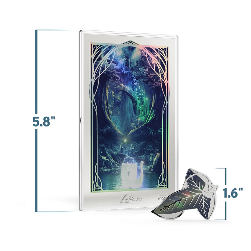 The Lord of the Rings Lothlorien Set Silver Collectible - Prototype Shown View 2