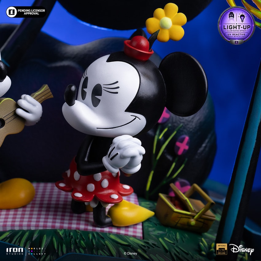 Disney Mickey, Minnie, and Pluto’s Day at the Park Deluxe 1:10 Scale Statue - Prototype Shown View 5