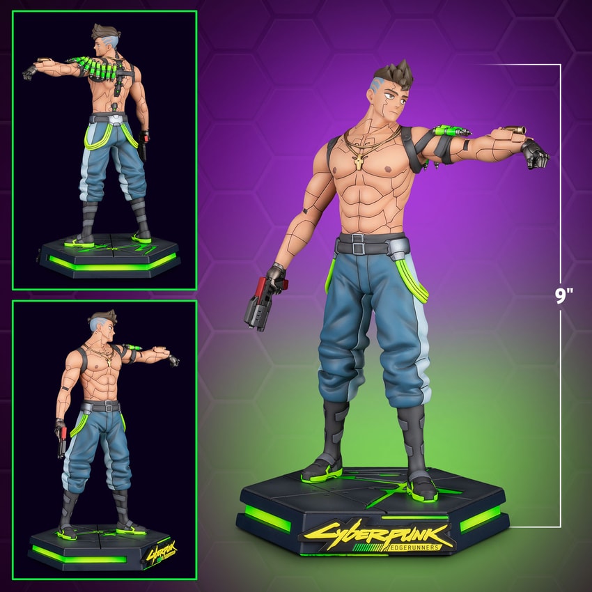 Cyberpunk 2077 David Collectible Figure - Prototype Shown View 2