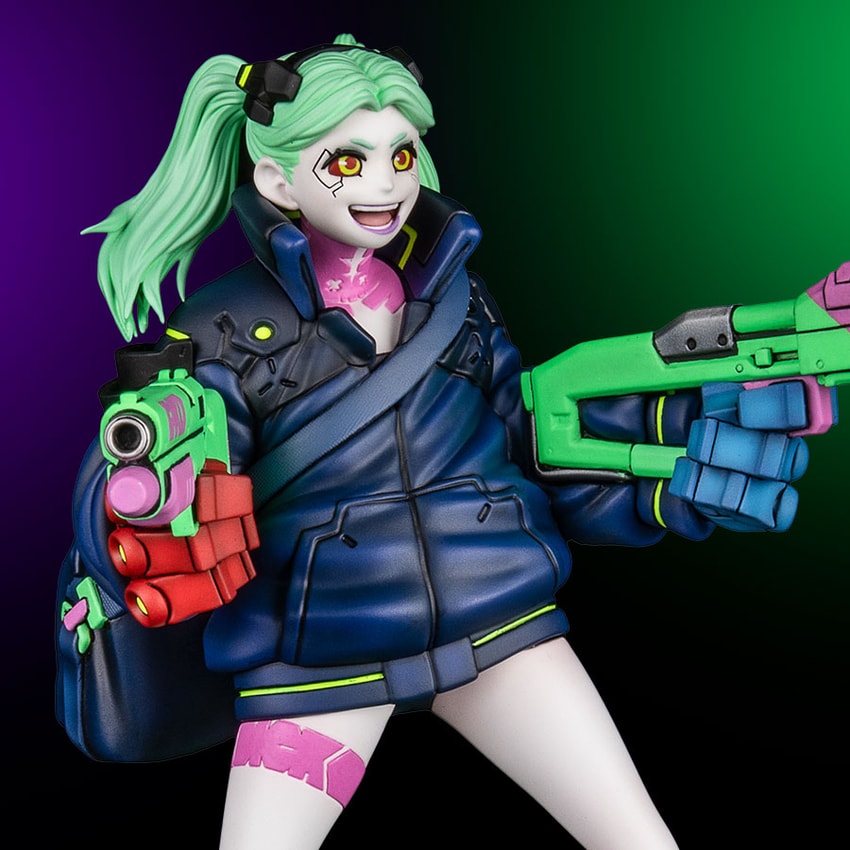 Cyberpunk 2077 Rebecca Collectible Figure - Prototype Shown View 1