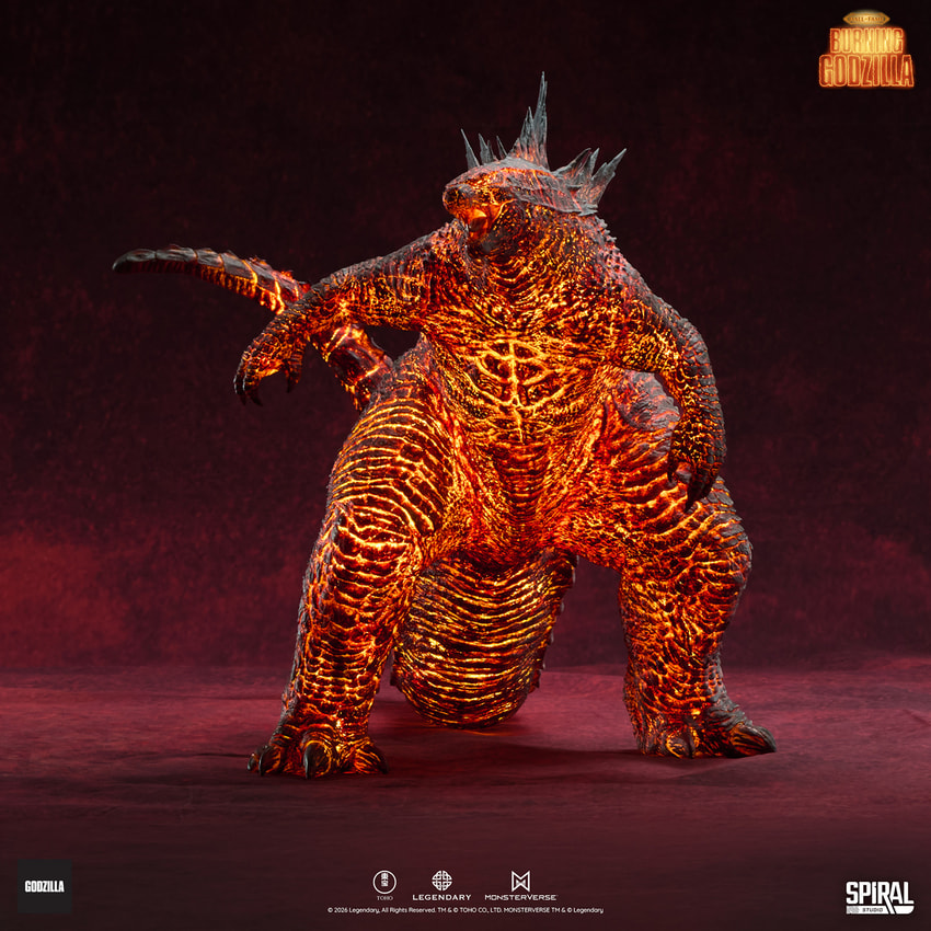 Godzilla Burning Godzilla (2019) Collectible Figure - Prototype Shown View 3