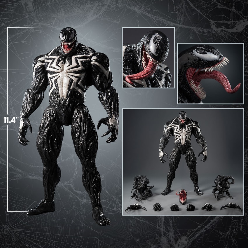 Marvel DLX Venom Action Figure - Prototype Shown View 2