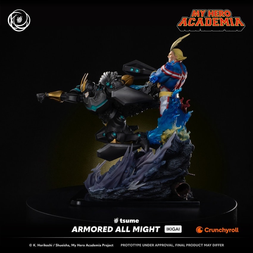 My Hero Academia Armored All Might IKIGAI Statues - Prototype Shown View 1