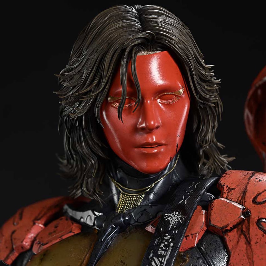 Death Stranding Higgs (Deluxe Bonus Version) 1:3 Scale Statue - Prototype Shown View 5