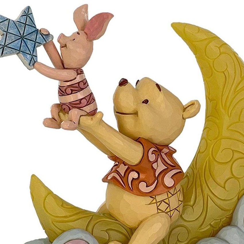 Disney Pooh & Piglet LED Moon Figurine - Prototype Shown View 5