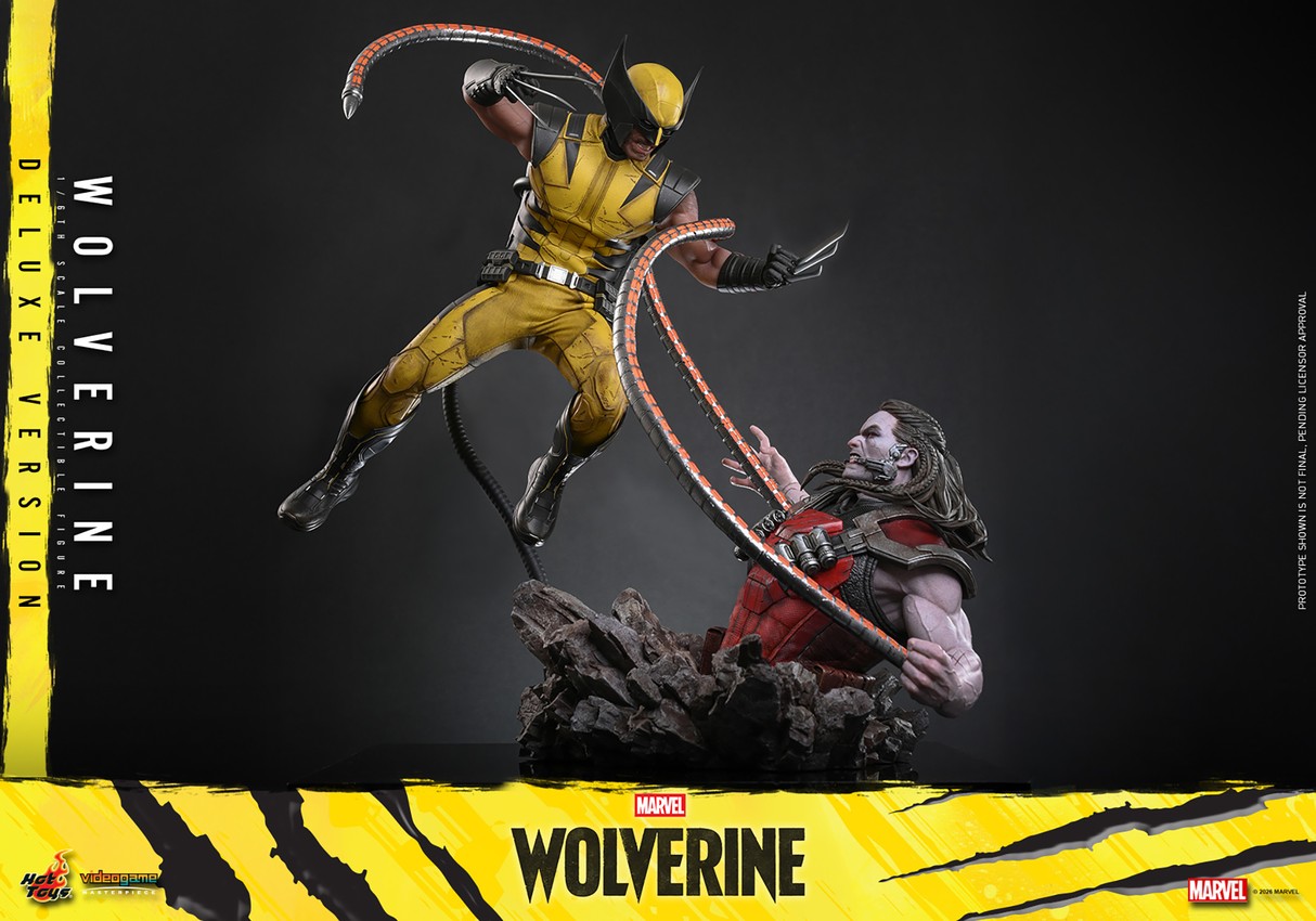 Marvel Wolverine (Deluxe Version) Sixth Scale Figure - Prototype Shown View 6