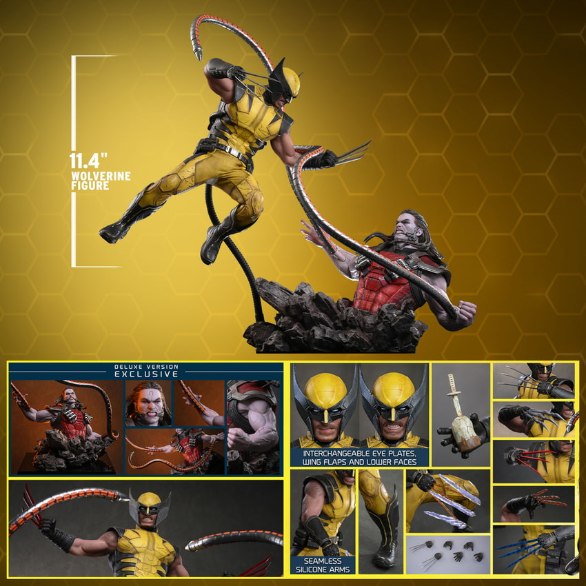 Marvel Wolverine (Deluxe Version) Sixth Scale Figure - Prototype Shown View 2
