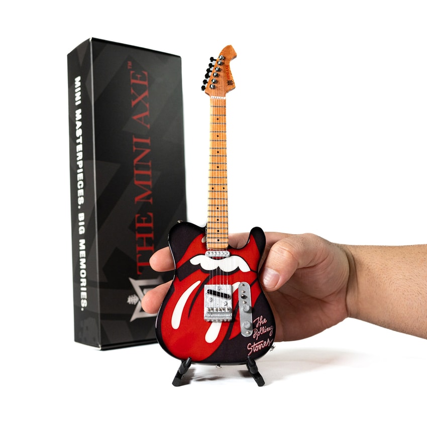 The Rolling Stones The Rolling Stones Icons Collectible Miniature Guitar Set Miniature - Prototype Shown View 5