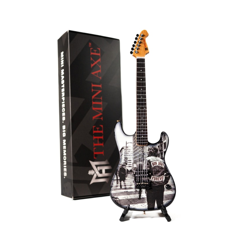 Bon Jovi Bon Jovi Collectible Miniature Guitar Set Miniature - Prototype Shown View 3