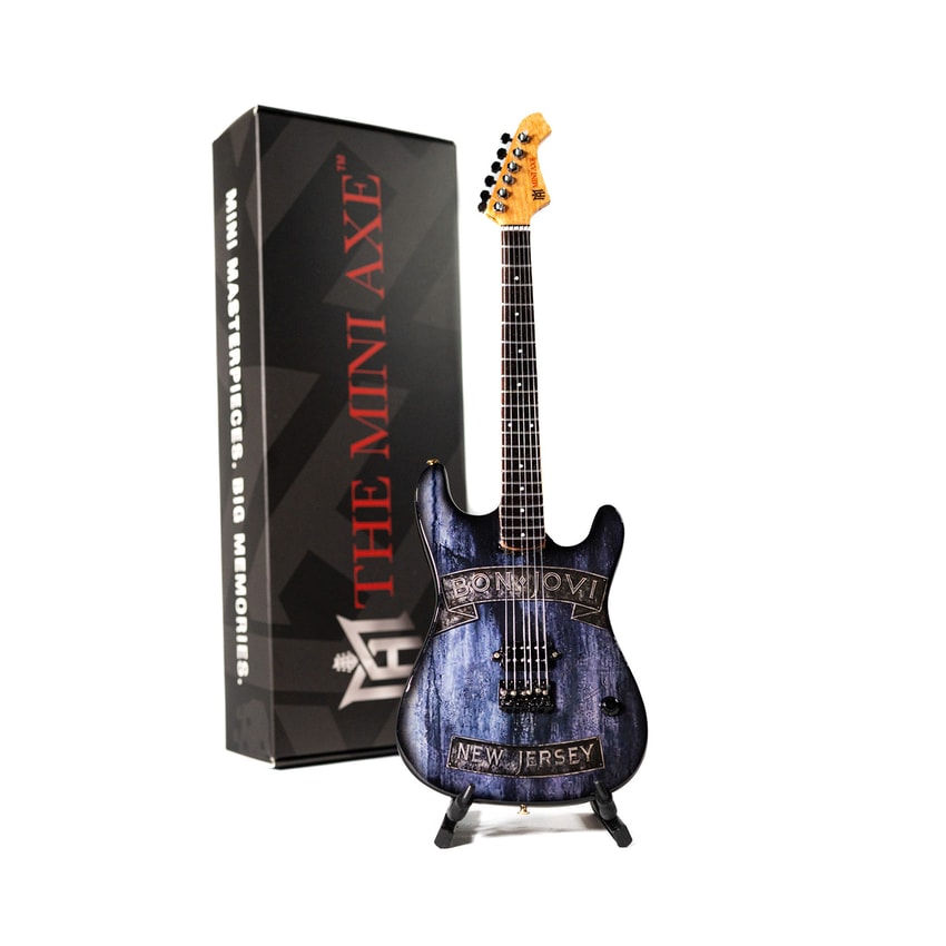 Bon Jovi Bon Jovi Collectible Miniature Guitar Set Miniature - Prototype Shown View 5