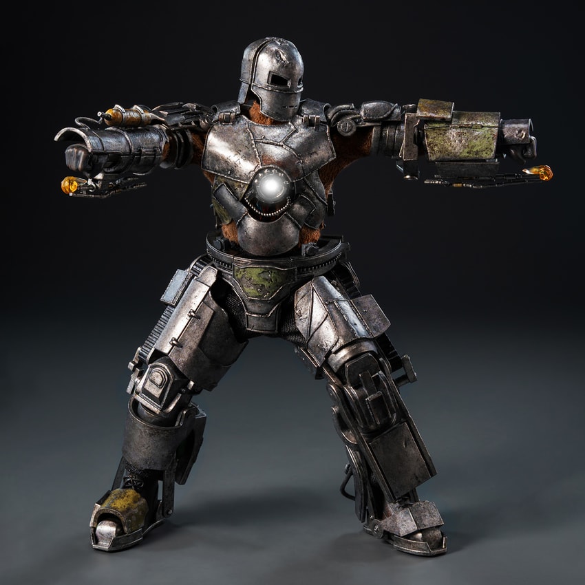 Marvel DLX Iron Man Mark 1 Action Figure - Prototype Shown View 4