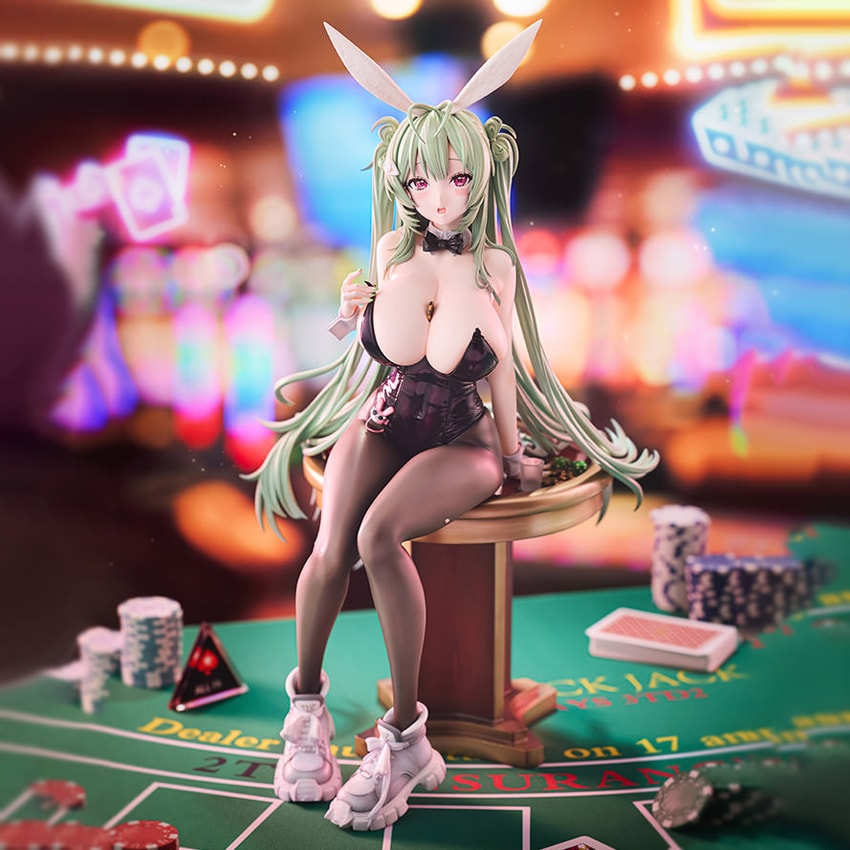 Goddess of Victory: Nikke Soda: Twinkling Bunny Quarter Scale Statue - Prototype Shown View 1