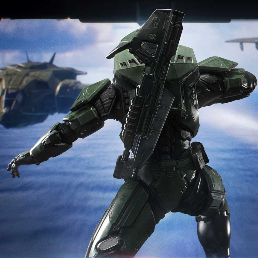 HALO Master Chief (Bonus Version) Quarter Scale Statue - Prototype Shown View 3