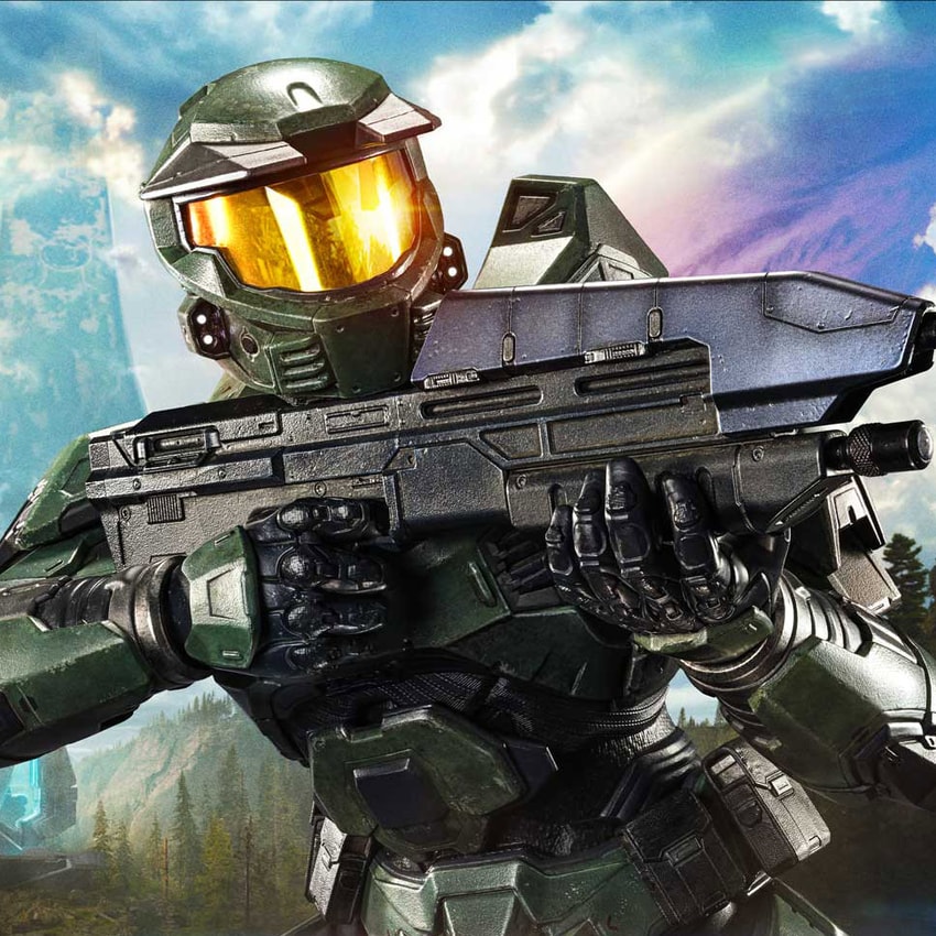 HALO Master Chief (Bonus Version) Quarter Scale Statue - Prototype Shown View 6