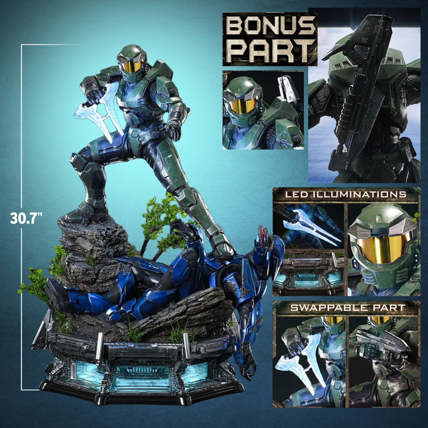 HALO Master Chief (Bonus Version) Quarter Scale Statue - Prototype Shown View 2