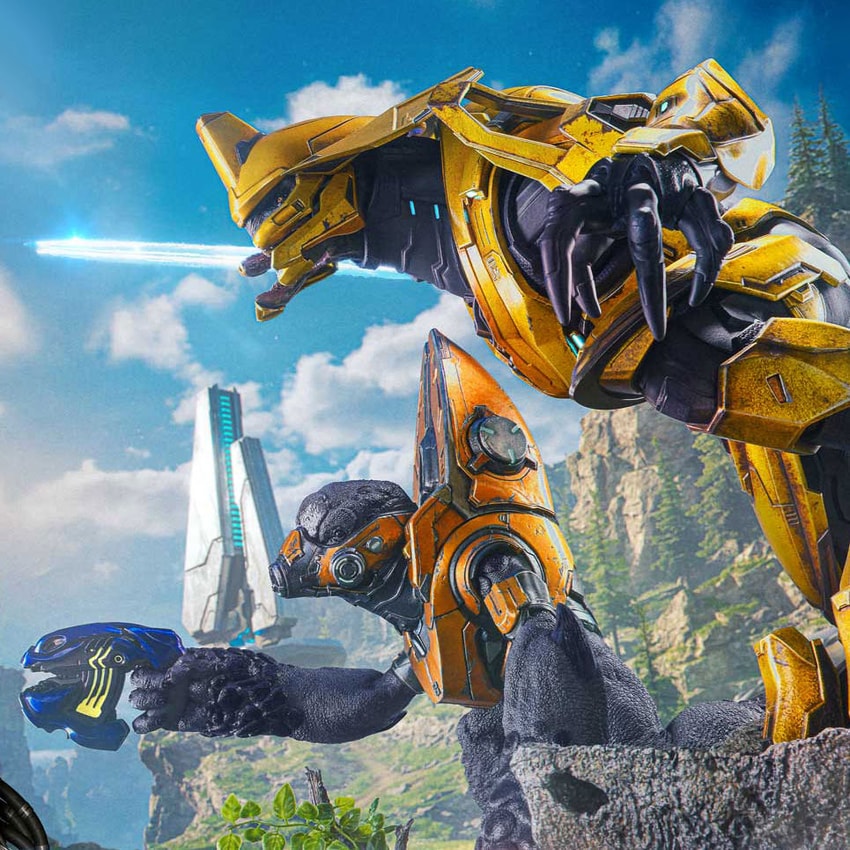 HALO Elite Zealot & Grunt Minor: Covenant Assault Quarter Scale Statue  Collector Edition - Prototype Shown View 4